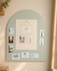 Magnetisk väggdekal - Flyttbar magnetvägg för barn (Liten)