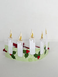 Julkalender pyssel - Måla, klipp och klistra (PDF)