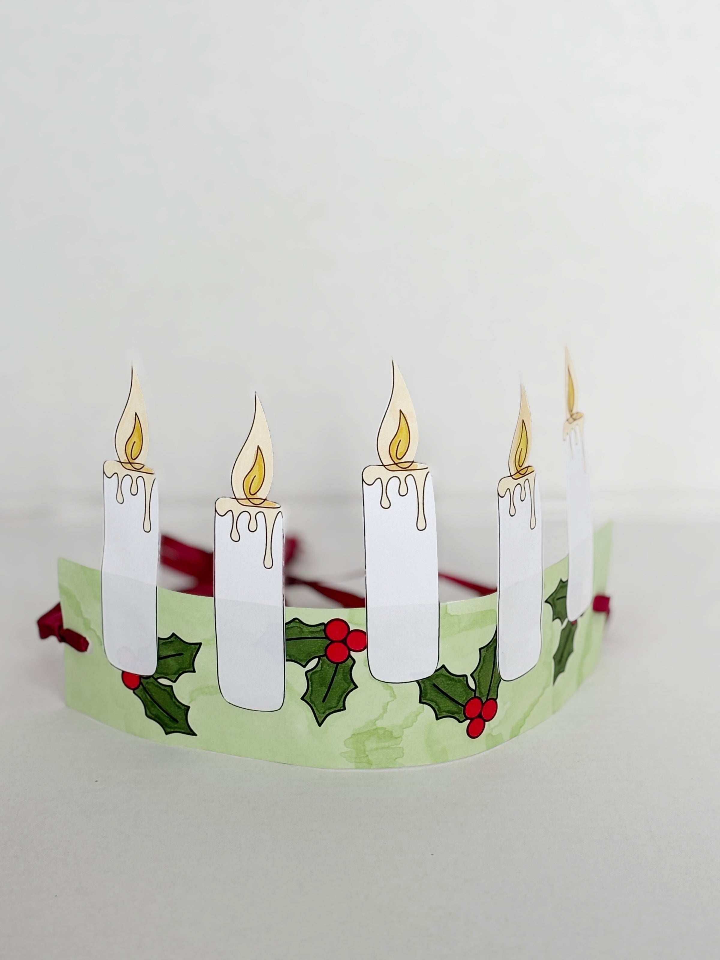 Julkalender pyssel - Måla, klipp och klistra (PDF)