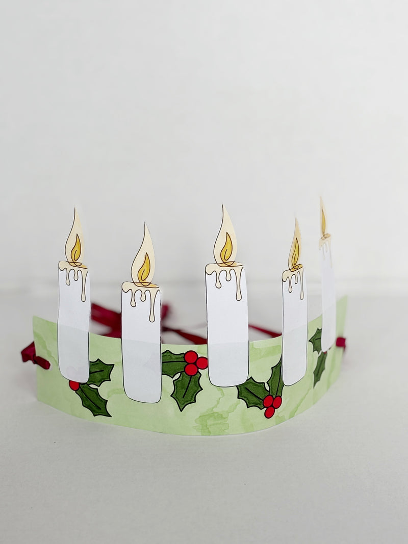Julkalender pyssel - Måla, klipp och klistra (PDF)