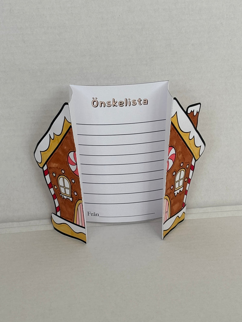 Julkalender pyssel - Måla, klipp och klistra (PDF)