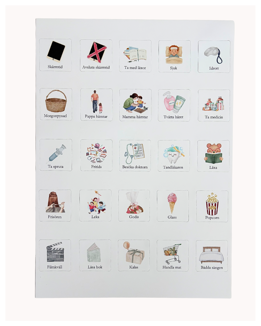 Bildstöd i magnet - Tillägg scheman