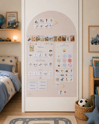 Dagsschema med bildstöd för barn i magnet (Kanin)