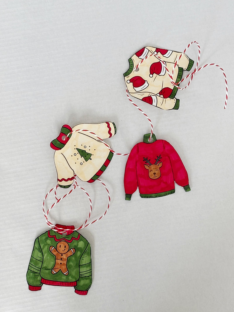 Julkalender pyssel - Måla, klipp och klistra (PDF)