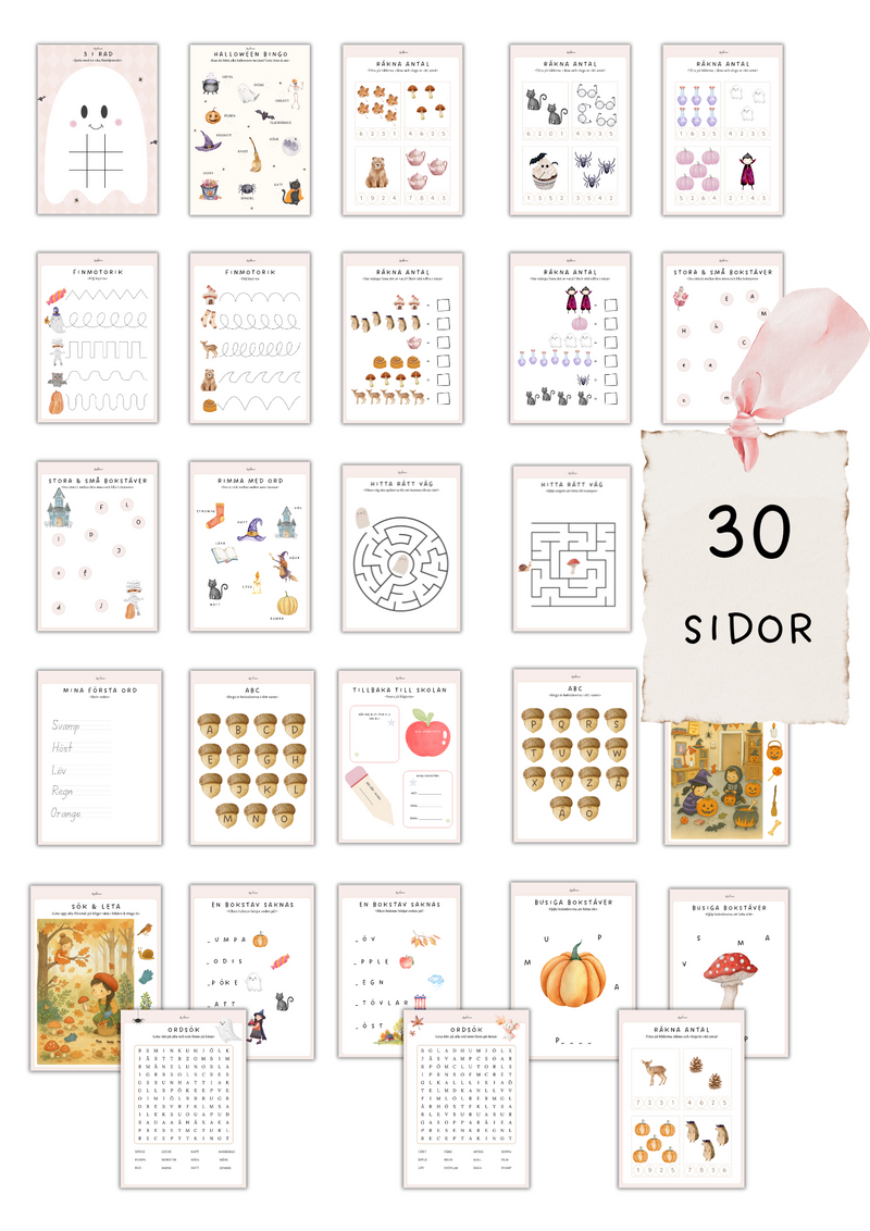Pyssel Höst och Halloween - Lek, knep & knåp (PDF)