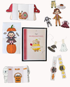 Höst och halloweenpyssel - Måla, klipp & klistra (PDF)